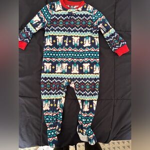 Carter's Colorful Patterned Footie Pajama